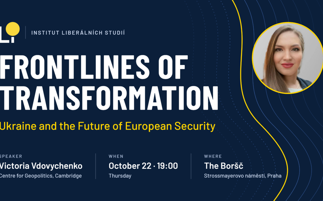 22. října: Ukraine and the Future of European Security